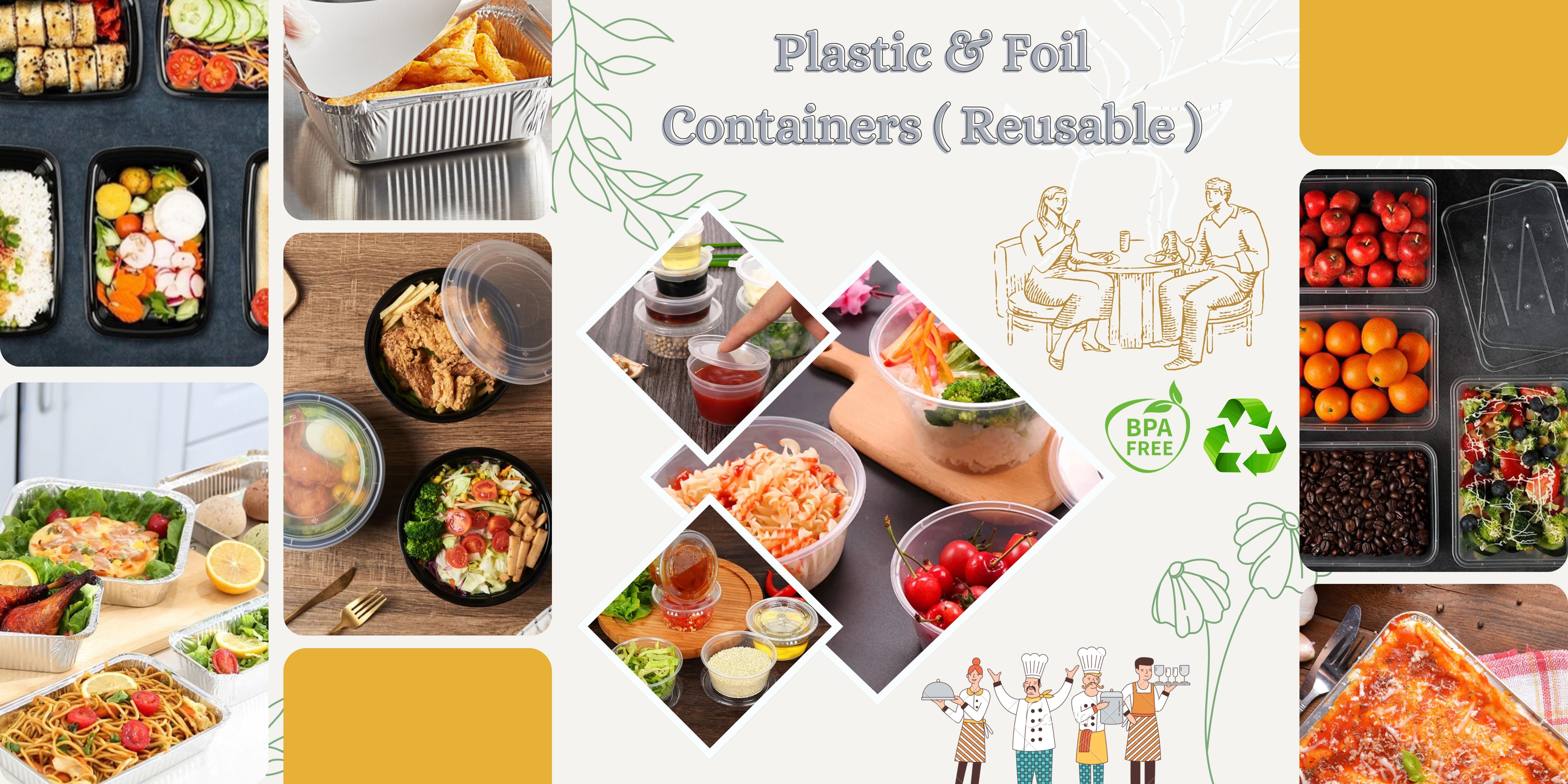 Plastic Foil Containers